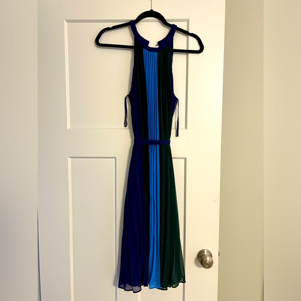 Never worn multicolored midi dress